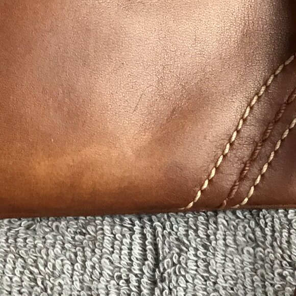 Coach Brown Leather Wristlet Wallet - Picture 6 of 6